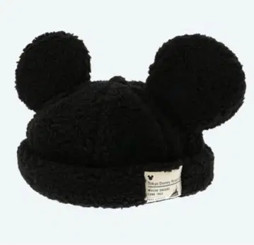 [새상품급] 디즈니 귀달이 보아 캡 모자 블랙 미키