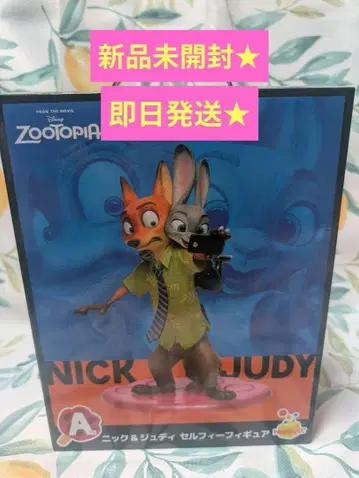 Happy 복권 A상 닉&주디 셀피 피규어 미개봉 새상품