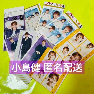 코지마 켄 TV 가이드 증명사진 TV 최애 책갈피 해피 4컷