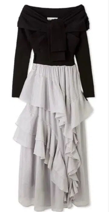 릴리 브라운 Lily Brown 니트 도킹 원피스