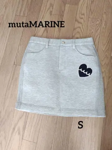 무타 마린 mutaMARINE 골프 스커트 그레이 S.