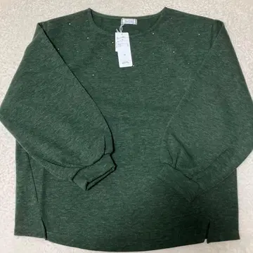 새상품 lafite 속기모 풀오버 5L 짙은 녹색 그린