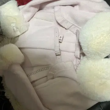 사키마루짱 MARS 핑크 더플 코트 퍼 포함