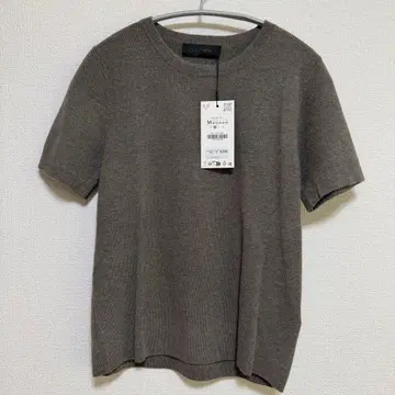 [새상품] ZARA 소프트 터치 니트 숏 슬리브 스웨터 M