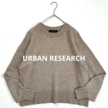 어반 리서치 URBAN RESEARCH 울 숏 기장 니트