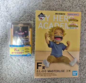 제일복권 나의 히어로 아카데미아 더 멀리 F상 토시노리 + 카드 홀더