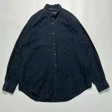 90s 노티카 플란넬 셔츠 M 블랙워치 체크 6152