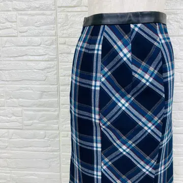 저스길리티 JUSGLITTY 스커트 체크 S [ 2819-1 ]