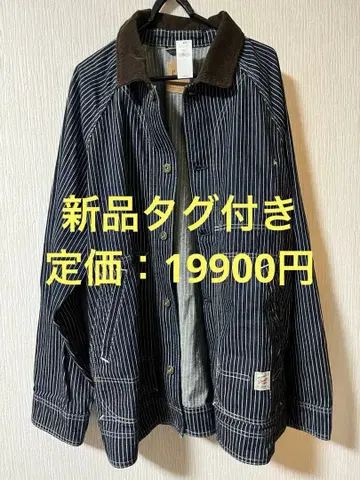 [택 포함 새상품] GAP 데님 스트라이프 초아 자켓 남성용 L