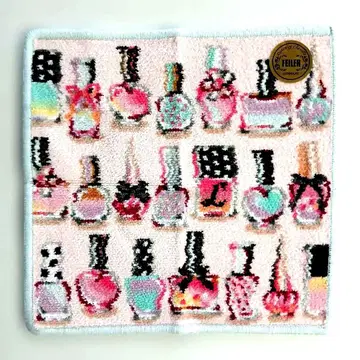 삿포로 한정판 새상품 페이러 타월 손수건 폴리시 베일 핑크 x 페일 블루