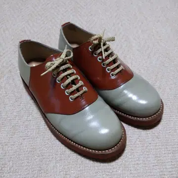 REGAL 리갈 새들 슈즈 브라운 그레이 23.5cm