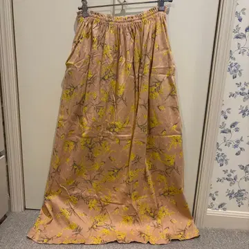 꽃무늬 핑크 롱 스커트 핑크하우스 PINK HOUSE 미모사 패턴