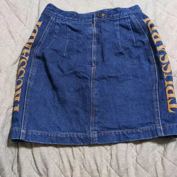 데님 미니 스커트