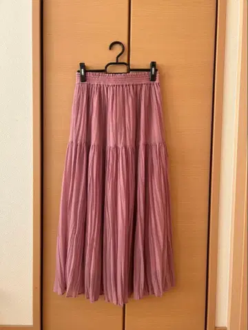 LATOTALITE 라토탈리테 쉬폰 니트 와셔 스커트