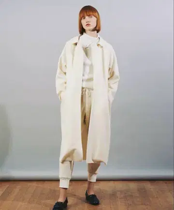 GALERIE VIE 아이보리 롱 코트