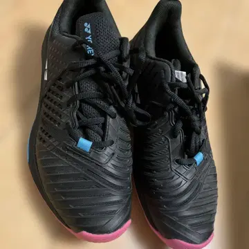 YONEX 테니스화 25.5cm 블랙/블루/핑크