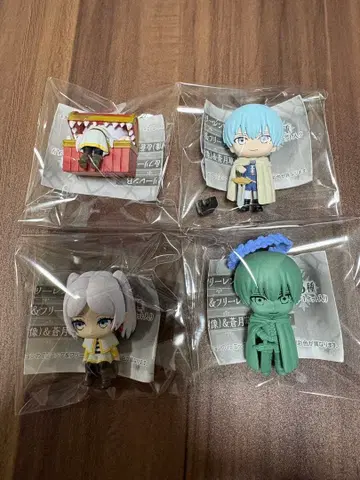 장송의 프리렌 캡슐 피규어 컬렉션 4개 반세트