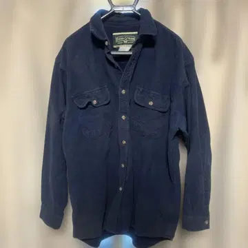 플란넬 플란넬 셔츠 네이비