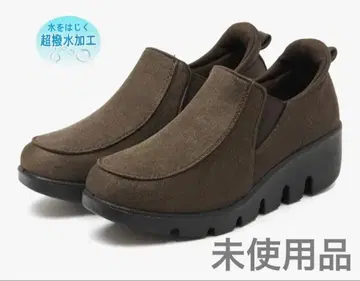 브라운 방수 스니커즈 힐 5cm