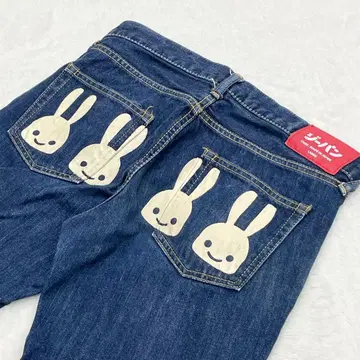 CUNE 데님 토끼 4개 M 사이즈 여성용 인디고