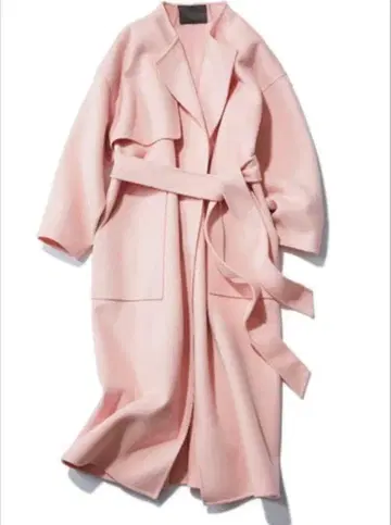 uncrave 라이트 리버 롱 코트 벨트 벨티드 코트 M