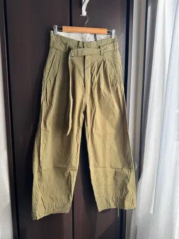 KAZUYUKI KUMAGAI 워크 팬츠 카키