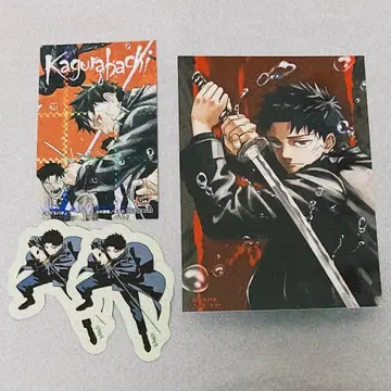 카구라바치 롯페이 치코 브로마이드 특전 스티커 플레이크 씰