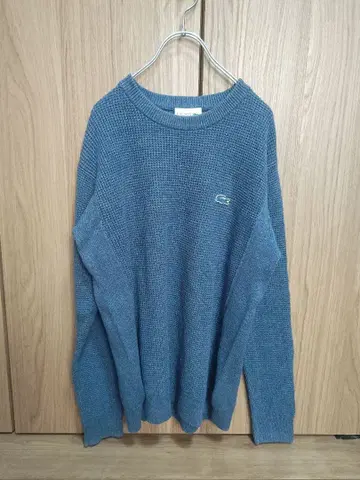 라코스테 코튼 니트 와플 스웨터