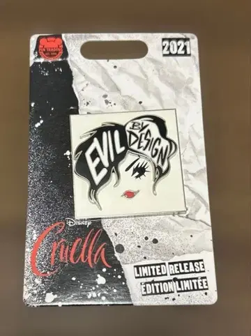 디즈니 영화 [크루엘라] 한정판 릴리스 핀 배지