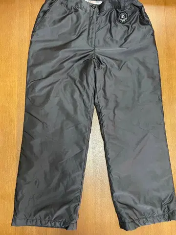 LEONARD 방한 블랙 허리밴딩 팬츠