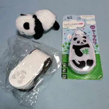 팬더 팬더 테이프풀 도트라이너 헤어핀 풀펀치 3종 세트