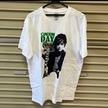 그린데이 빌리 조 암스트롱 밴드T셔츠 화이트 XL 펑크