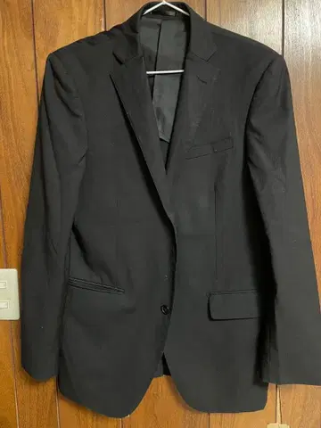 블랙 정장 자켓 레귤러