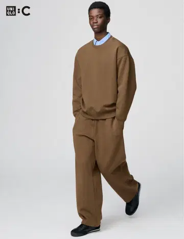 UNIQLO C 맨투맨 와이드 팬츠