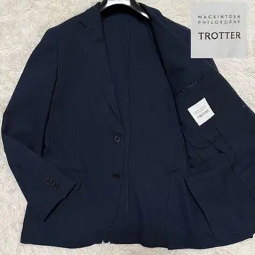 미사용급/L 매킨토시 철학 테일러드 자켓 트로터