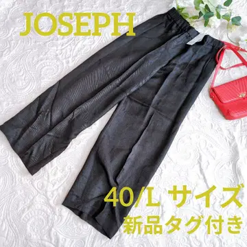 [JOSEPH] 블랙 캐주얼 팬츠 40/L 택 포함 새상품 마 혼방