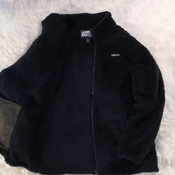 [컨디션 최상] 랜즈엔드 집업 보아 플리스 자켓 XL 사이즈 네이비