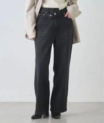 SHENERY 웨이스트 디자인 데님