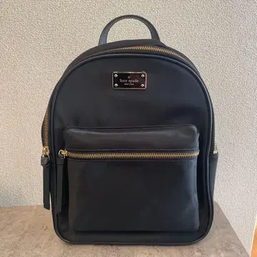 [ 새상품 미사용 택 포함 ] kate spade 블랙 백팩