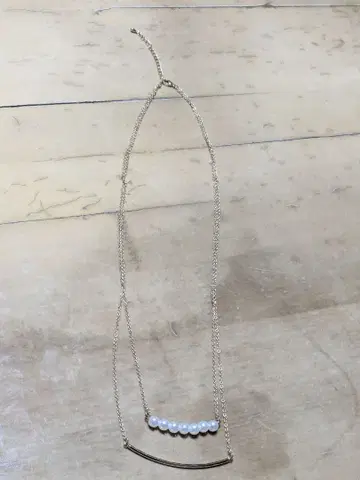 펄과 바 목걸이