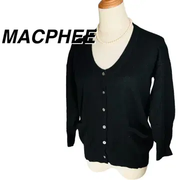 MACPHEE 맥피 변형 가디건 라무 캐시미어 투모로우랜드