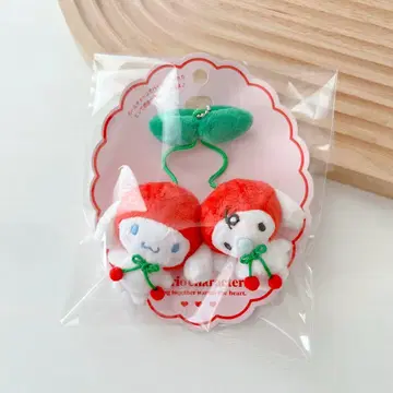 [ 미사용 새상품 ] 산리오 체리 마스코트 시나모롤 시나몬 밀크