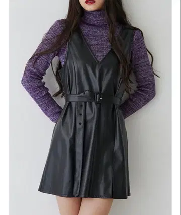 jouetie 쥬에티 인조 가죽 점프 스커트 M 사이즈