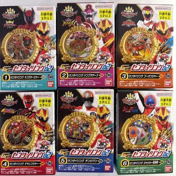 BANDAI 고쥬센타이 링 02 전 6종 세트 미개봉 새상품