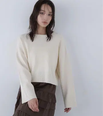 NATURALBEAUTYBASIC 명품 자카드 니트