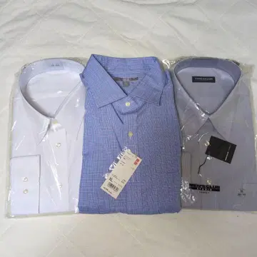새상품 3점 긴팔 와이셔츠 XL 3L