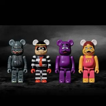 고질라 VS 맥도날드 BE@RBRICK 전 4체 세트