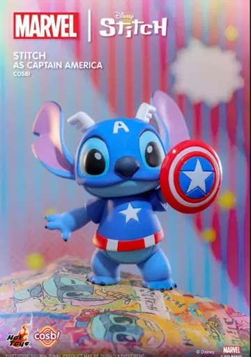 스티치 캡틴 아메리카 피규어 코스비 MARVEL