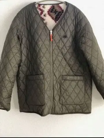 시착만 한 상품 새상품급 LOGOS 퀼팅 코트 플리스 리버서블