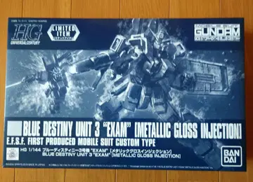 HG 블루 디스티니 3호기 EXAM 메탈릭 글로스 인젝션